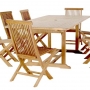 set 105 -- 39 x 71-94 inch rectangular extension table (tb f-e001) with folding chairs (ch-139)